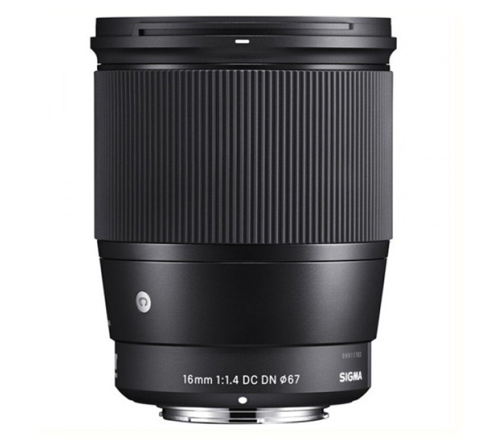 Ống Kính Sigma 16mm f/1.4 DC DN For Canon M - Hàng chính hãng