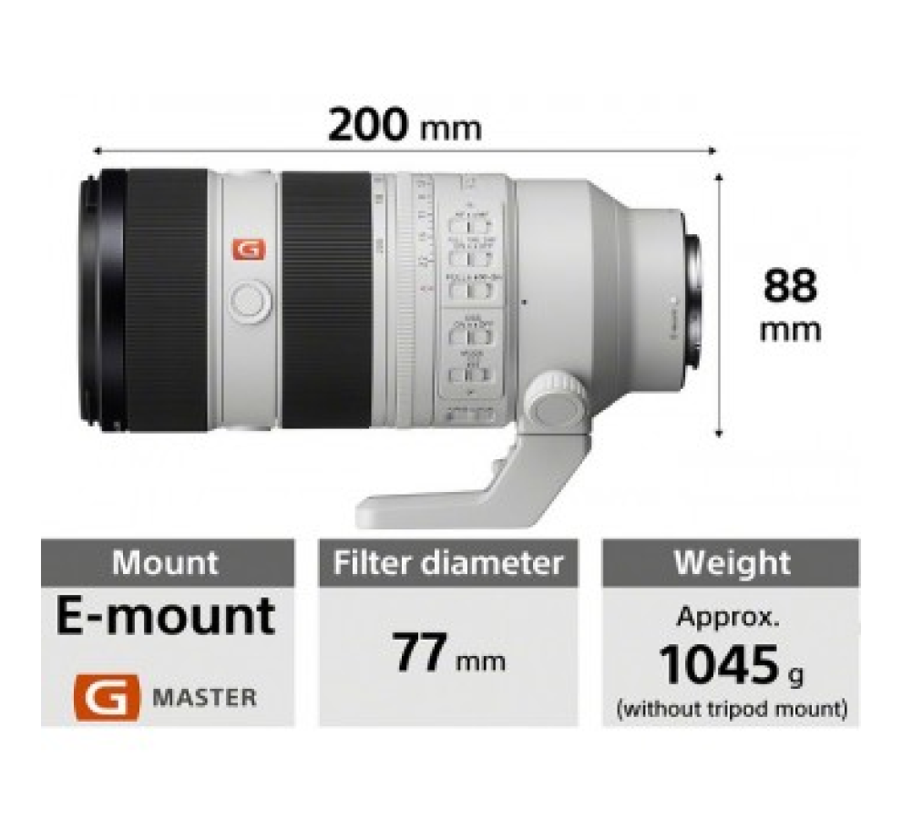Sony FE 70-200mm F2.8 GM II ( SEL 70200GM2) - Hàng chính hãng