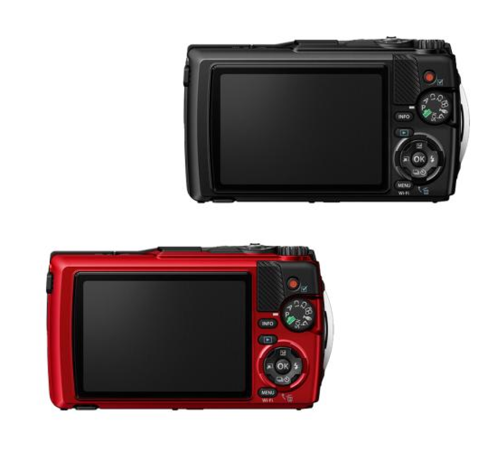 OLYMPUS TOUGH TG7  ( Màu đỏ, đen) - Hàng chính hãng