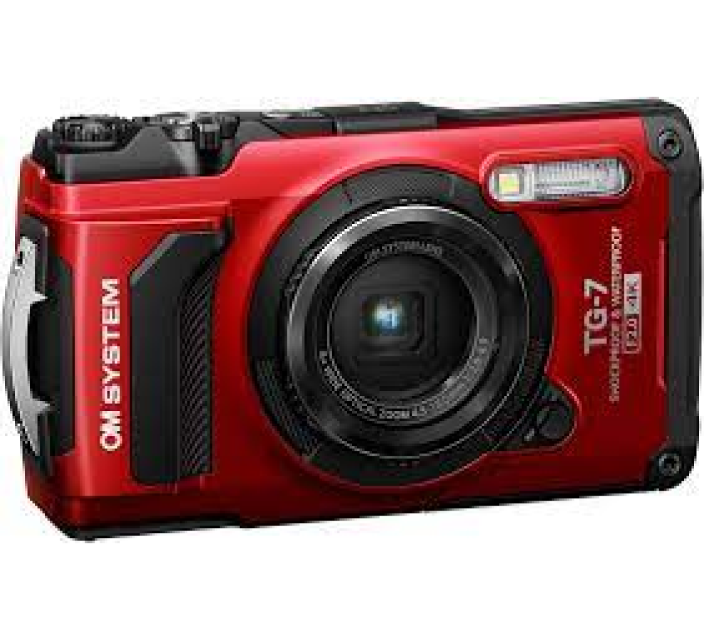 OLYMPUS TOUGH TG7  ( Màu đỏ, đen) - Hàng chính hãng